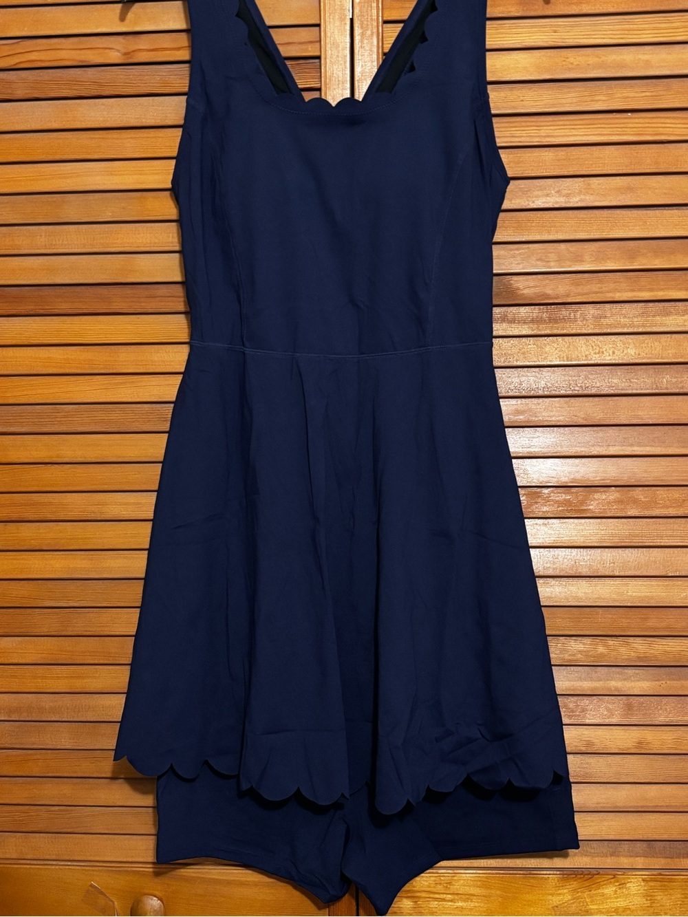 Attraco Women's Scalloped Hem Tennis Dress